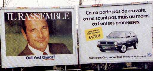 chirac campagne politique